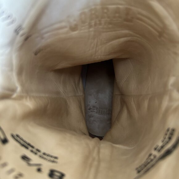 Corral Vintage Snakeskin Western Cowboy Boots Mens 8.5 D - Picture 11 of 12